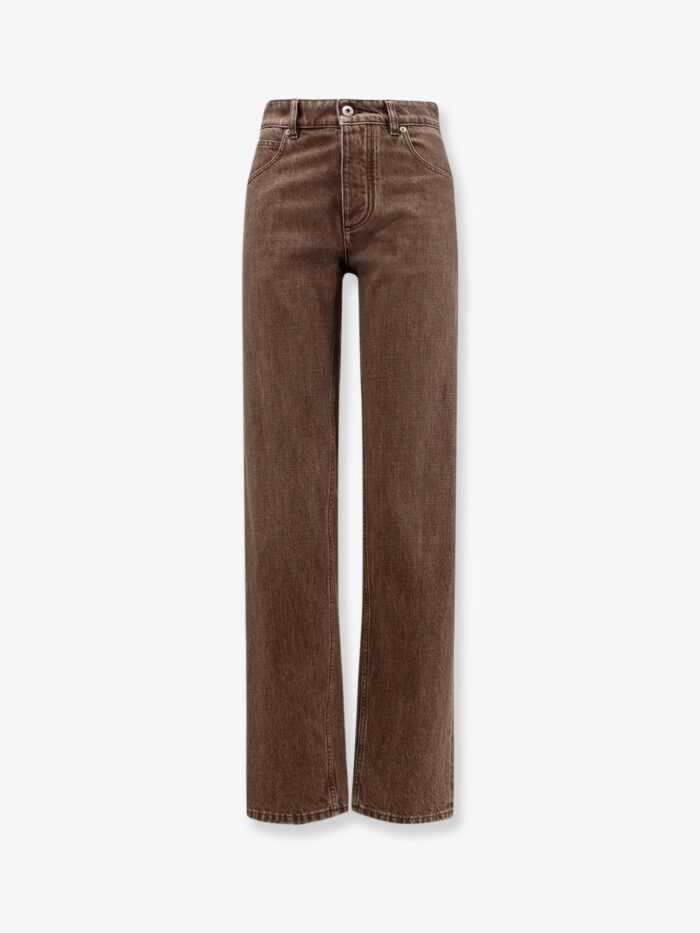 Bottega Veneta Brown Washed Boyfriend Denim Trousers