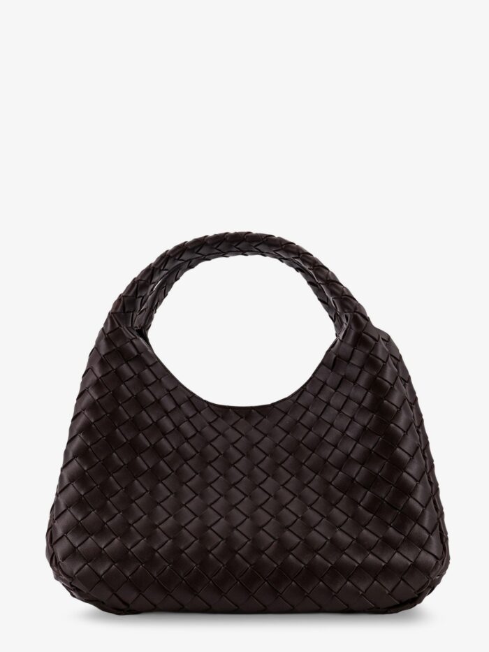 Bottega Veneta Campana Leather Shoulder Bag With Intrecciato Motif