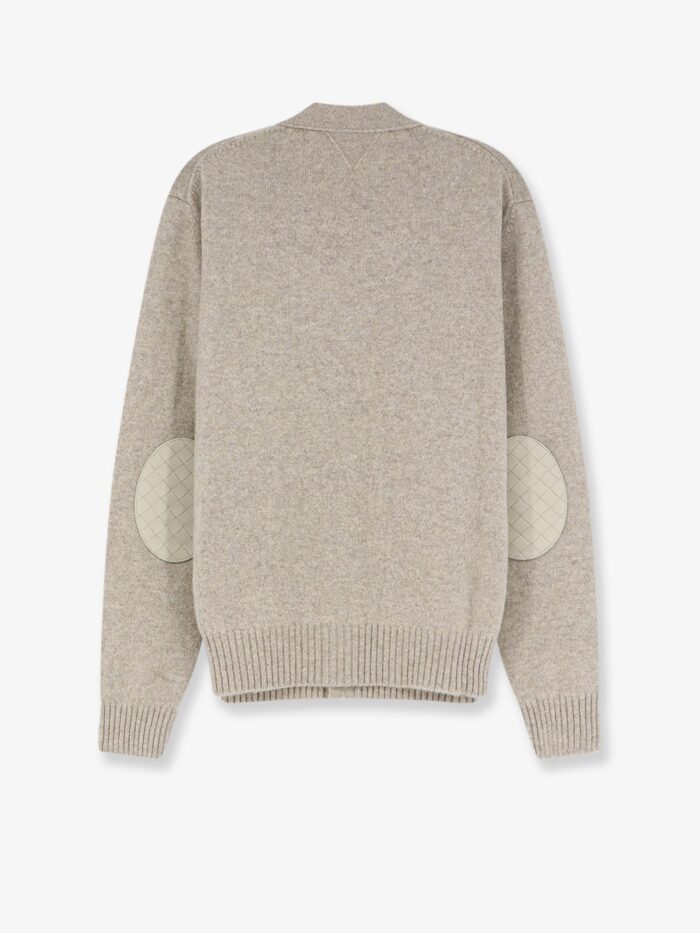Bottega Veneta Cashmere Blend Cardigan With Intreccio Patch