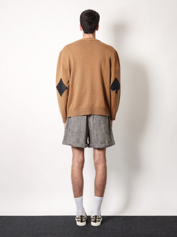 Bottega Veneta Cashmere Cardigan With Intrecciato Iconic Motif Leather  Details