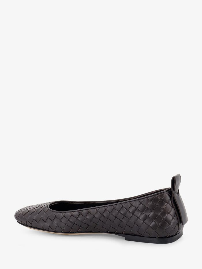 Bottega Veneta Charlotte Leather Ballerinas With Intrecciato Motif