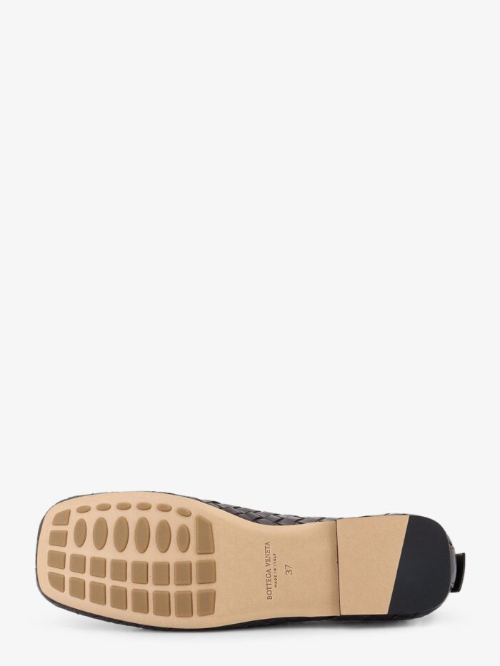 Bottega Veneta Charlotte Leather Ballerinas With Intrecciato Motif