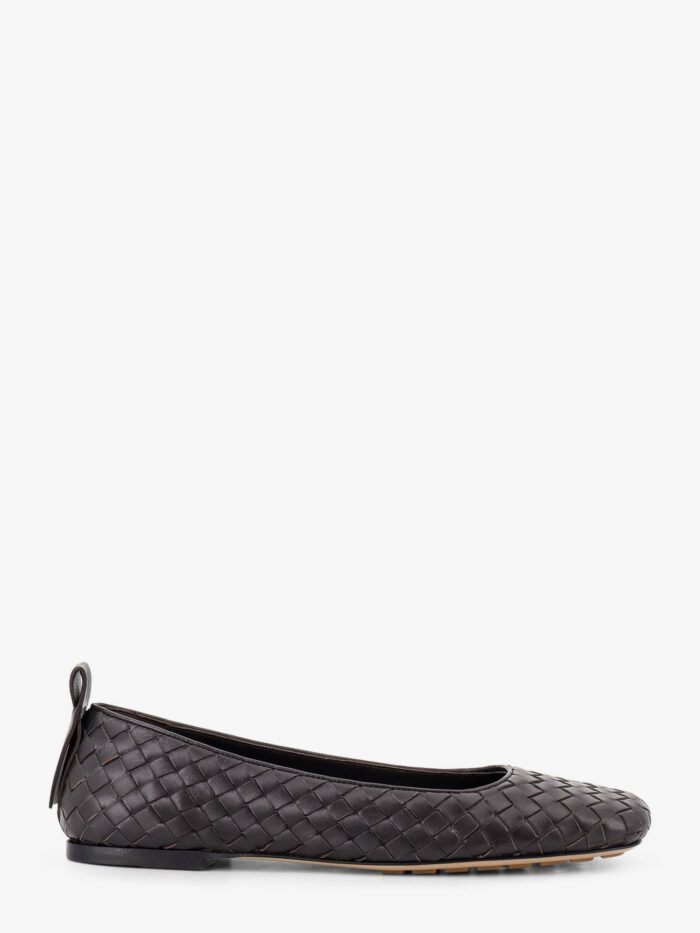 Bottega Veneta Charlotte Leather Ballerinas With Intrecciato Motif