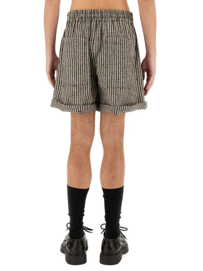 Bottega Veneta CHECKERED SHORTS
