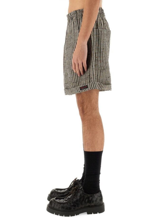 Bottega Veneta CHECKERED SHORTS