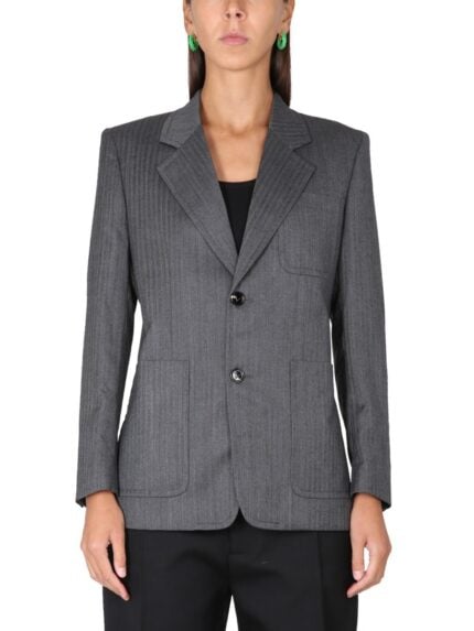 Bottega Veneta CHEVRON PATTERN JACKET
