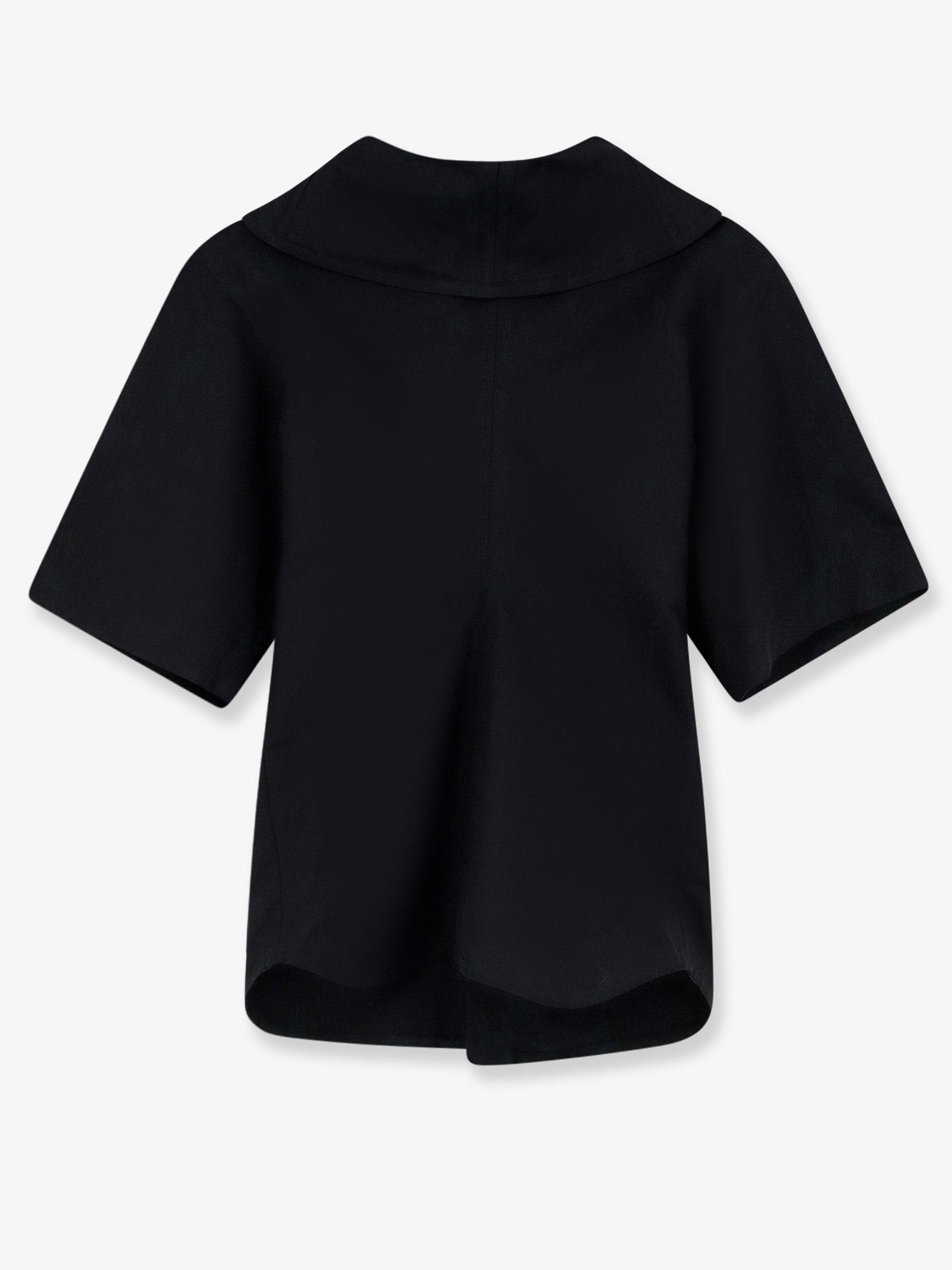 Bottega Veneta Compact Cotton Canvas Shirt With Square Knot Buttons