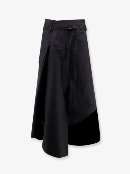 Bottega Veneta Compact Cotton Canvas Skirt