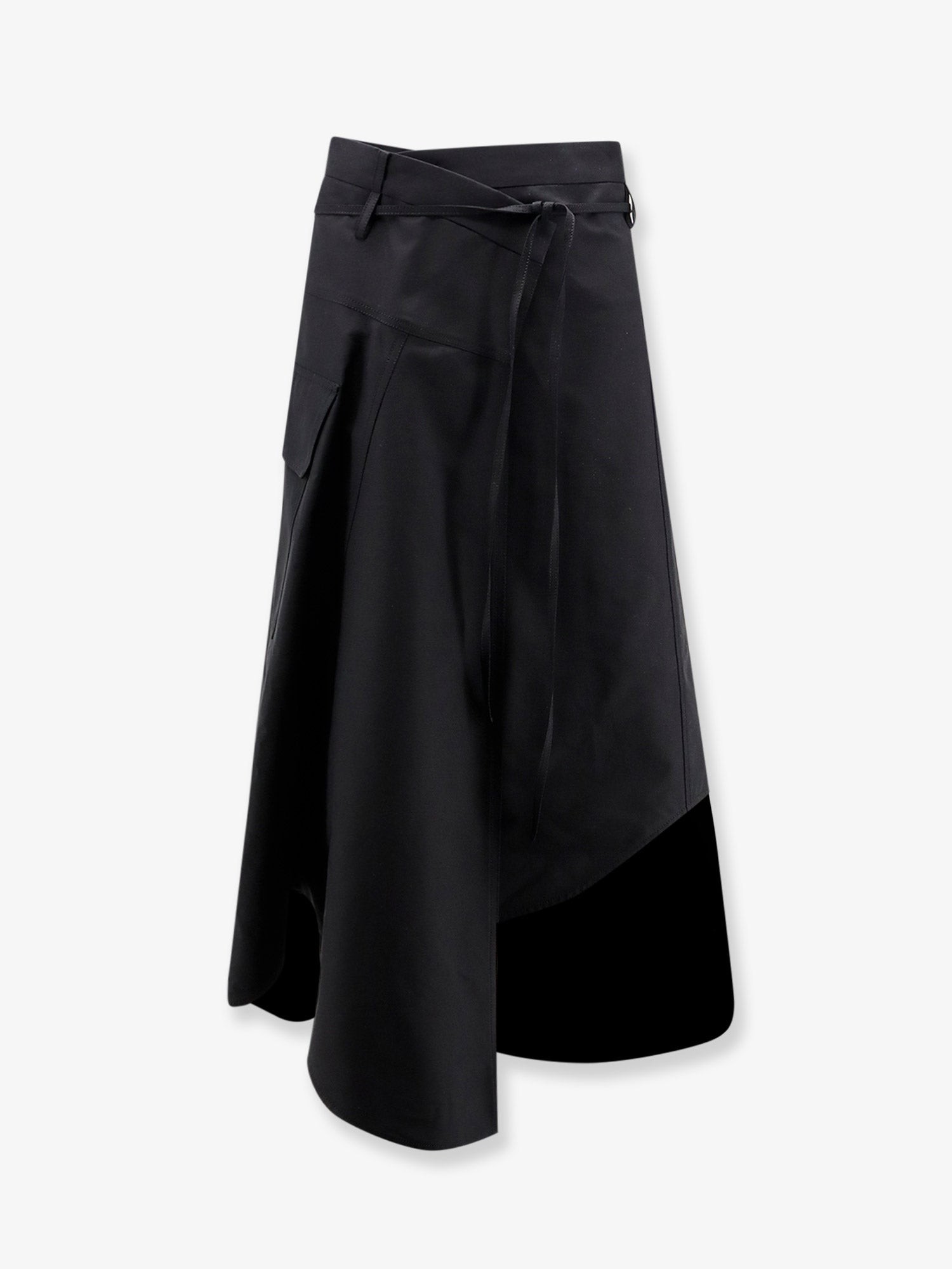 Bottega Veneta Compact Cotton Canvas Skirt