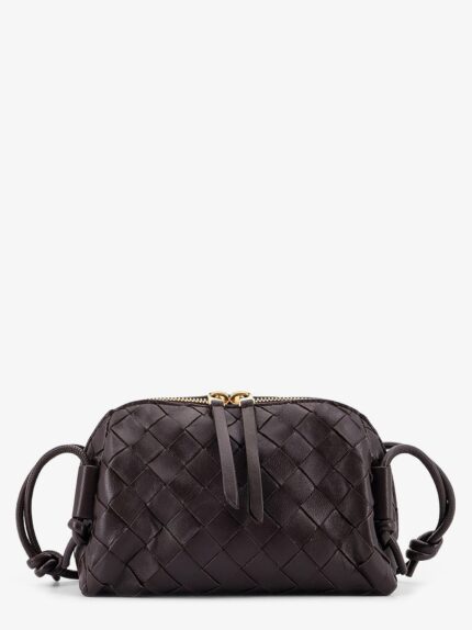 Bottega Veneta Concert Leather Clutch With Intrecciato Motif