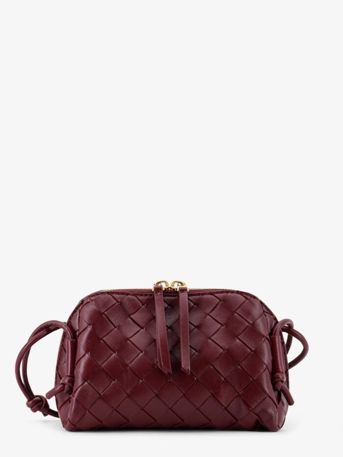 Bottega Veneta Concert Leather Clutch With Intrecciato Motif
