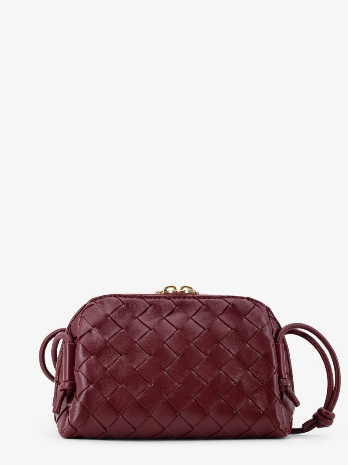 Bottega Veneta Concert Leather Clutch With Intrecciato Motif