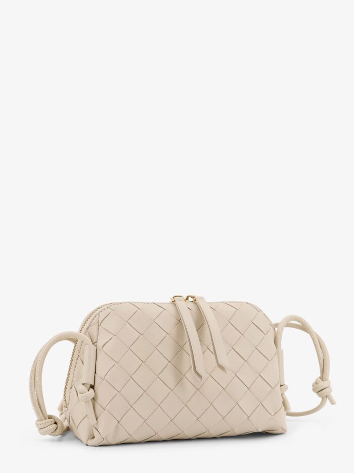 Bottega Veneta Concert Pouch Leather Crossbody Bag With Intrecciato Motif
