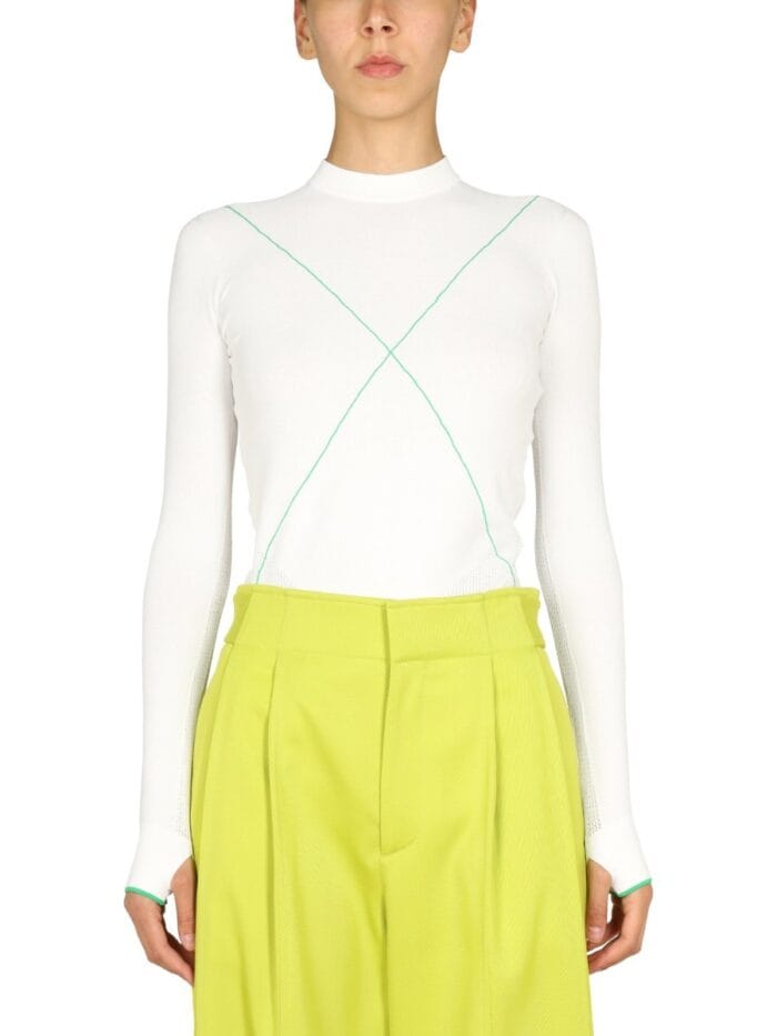 Bottega Veneta CONTRASTING SEAMS SWEATER