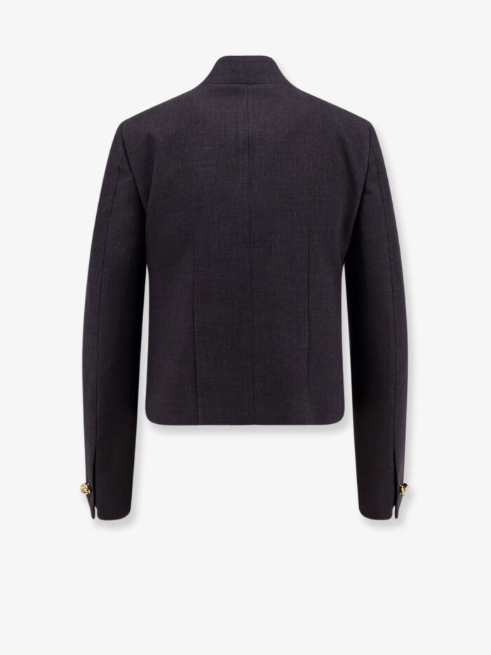 Bottega Veneta Cotton And Viscose Blazer With Knots Detail