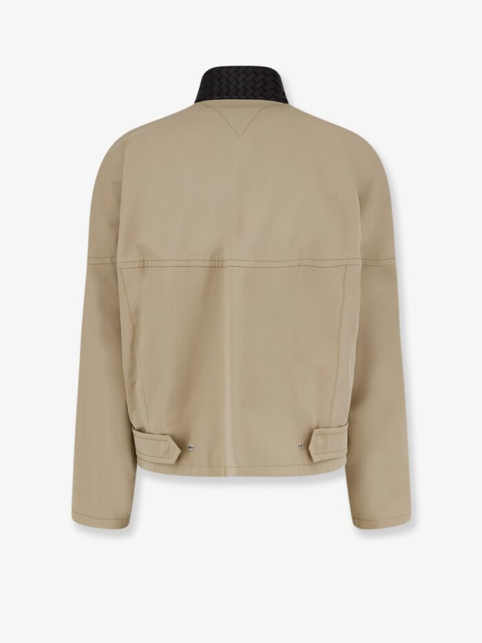 Bottega Veneta Cotton Jacket With Intrecciato Detail