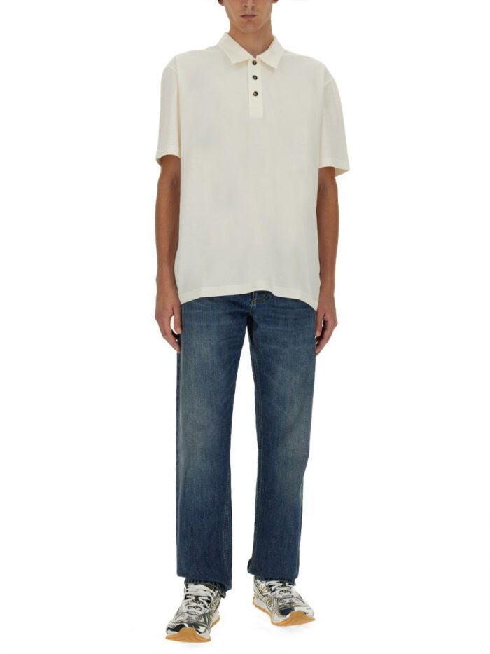 Bottega Veneta COTTON PIQUE POLO SHIRT