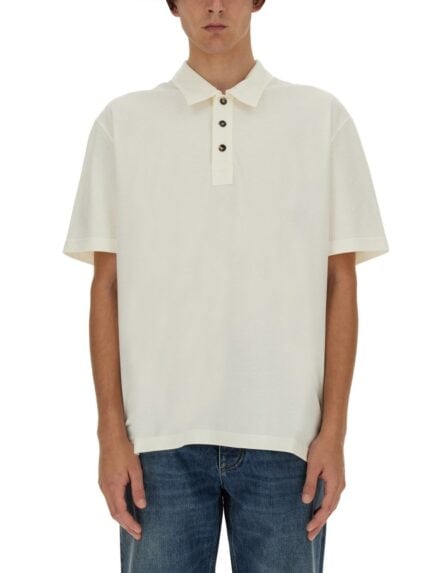 Bottega Veneta COTTON PIQUE POLO SHIRT