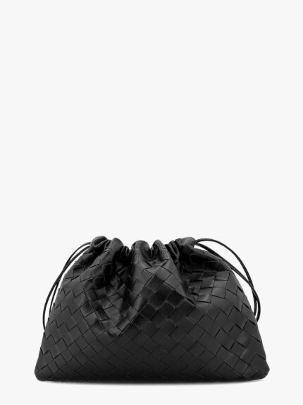 Bottega Veneta Dustbag Medium Intrecciato Leather Pouch