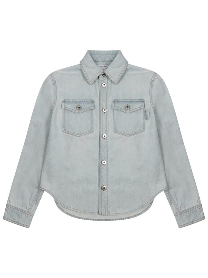 bottega veneta "extra bleach" denim shirt Bottega Veneta "EXTRA BLEACH" DENIM SHIRT