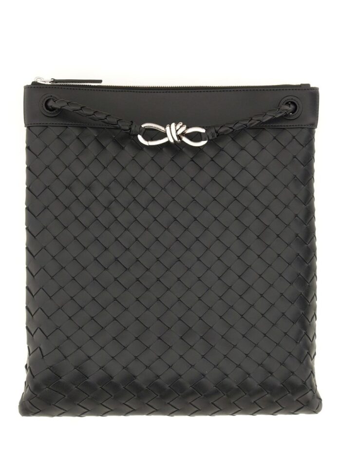 Bottega Veneta FLAT "LET'S GO" MESSENGER BAG