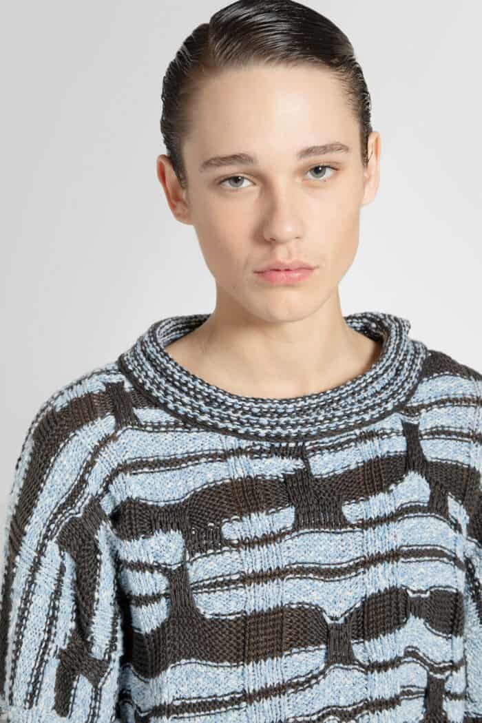 BOTTEGA VENETA Graphic Jacquard Sweater