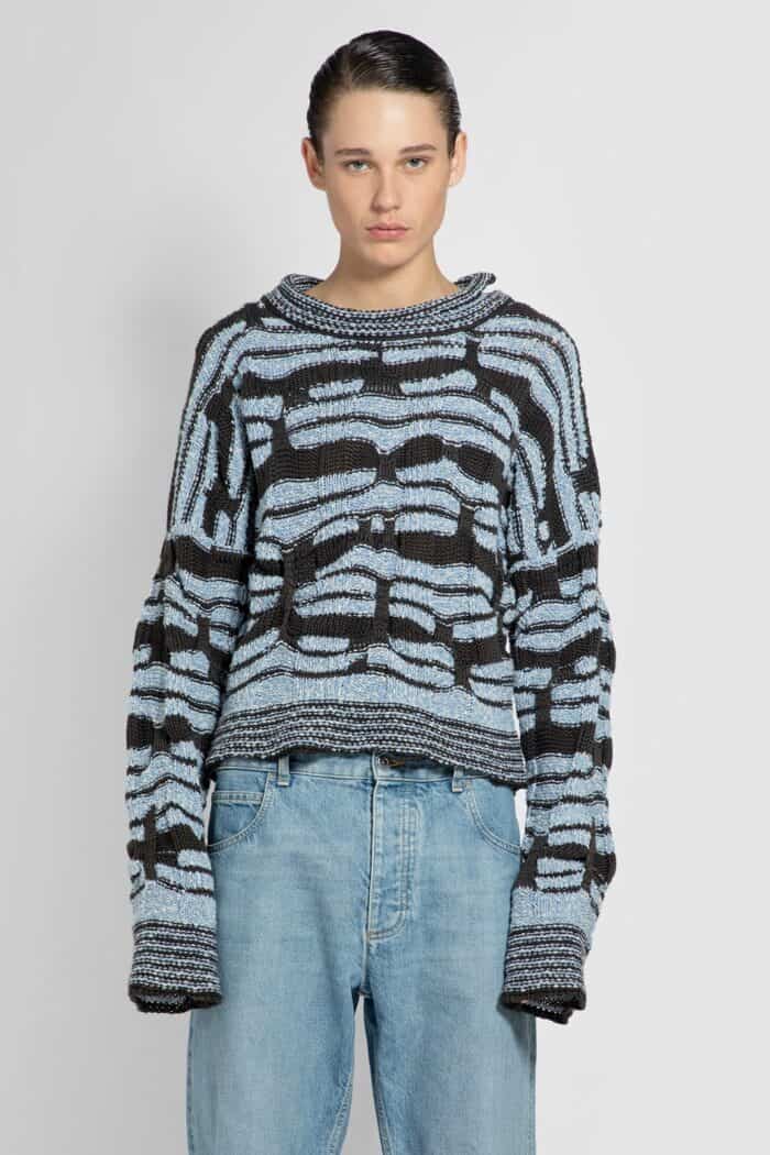 BOTTEGA VENETA Graphic Jacquard Sweater