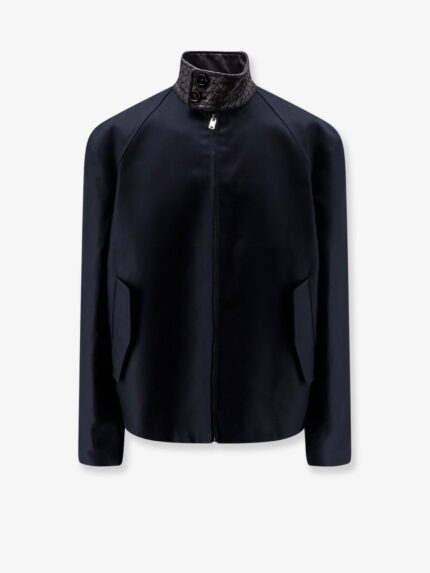 Bottega Veneta Harrington Compact Cotton Gabardine Jacket