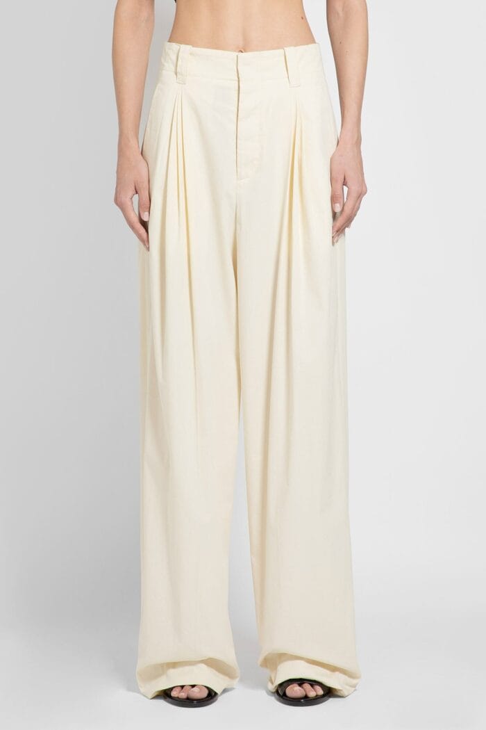 BOTTEGA VENETA High-waisted Darted Wide Leg Trousers