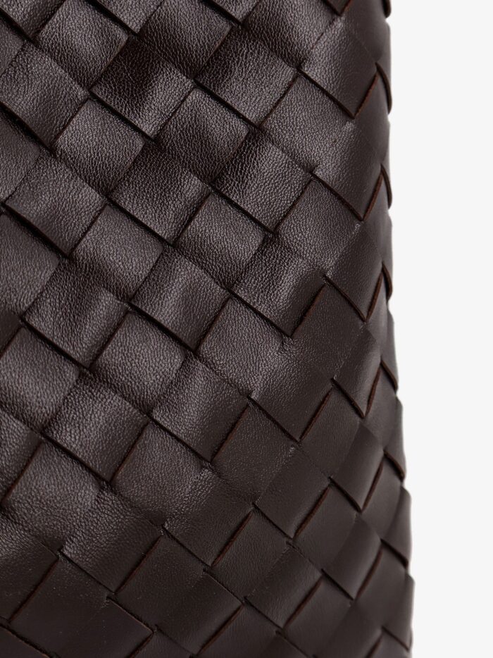 Bottega Veneta Hop Intecciato Leather Shoulder Bag
