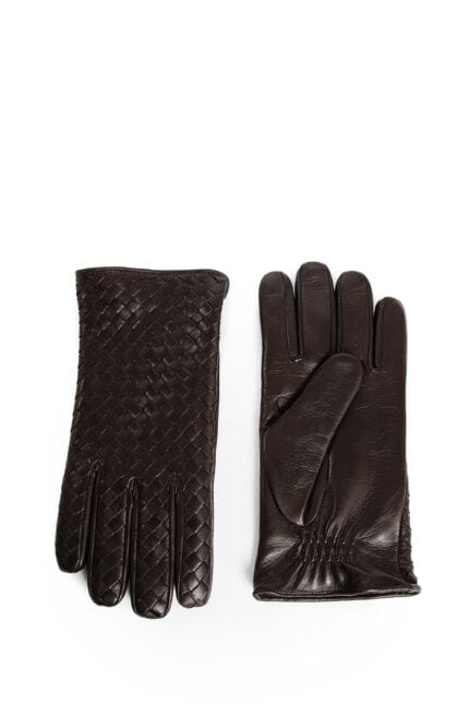 BOTTEGA VENETA Intrecciato Leather Gloves