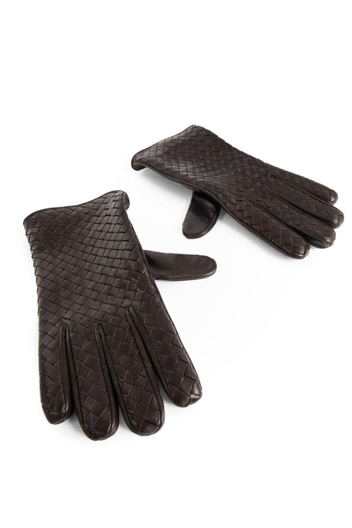 BOTTEGA VENETA Intrecciato Leather Gloves