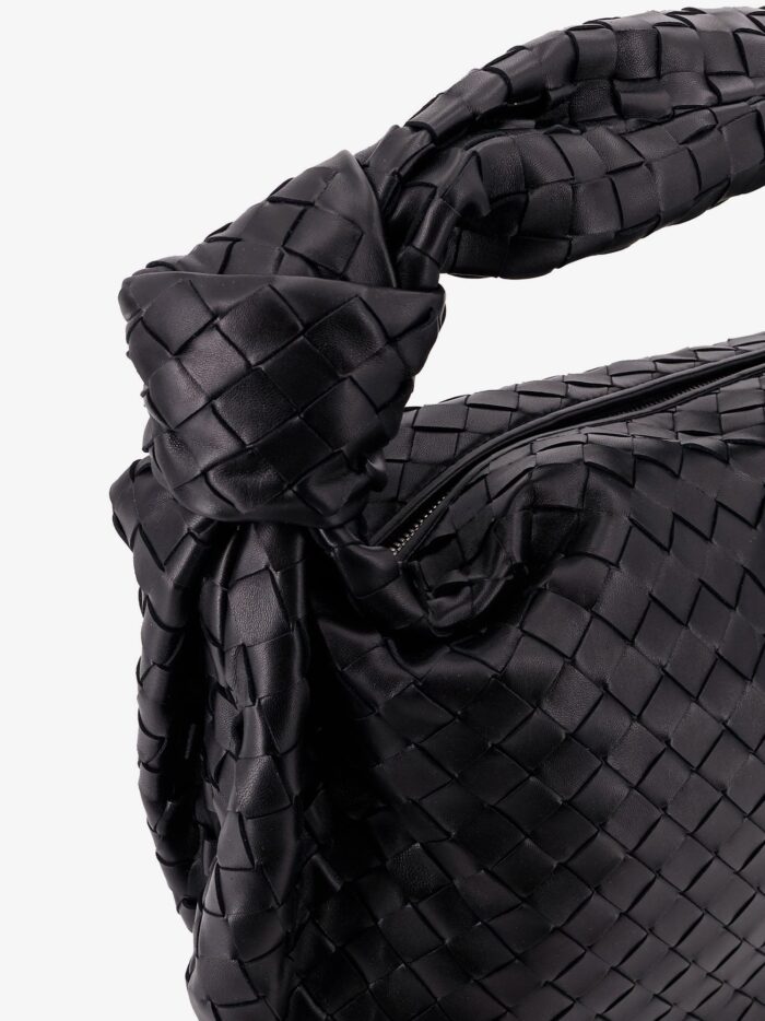 Bottega Veneta Jodie Medium Leather Bag With Intrecciato Motif
