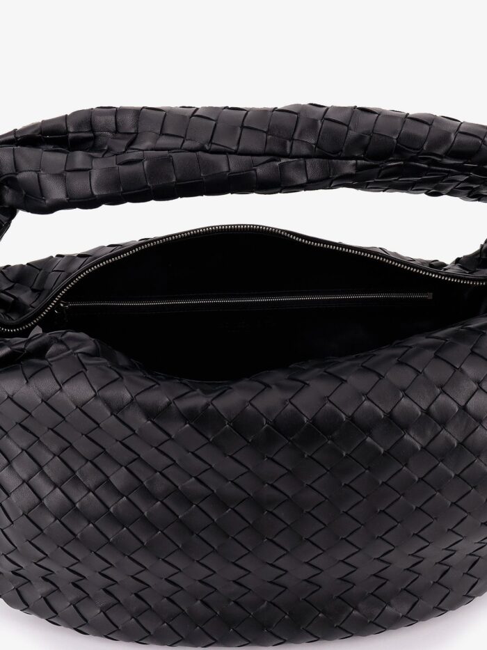 Bottega Veneta Jodie Medium Leather Bag With Intrecciato Motif