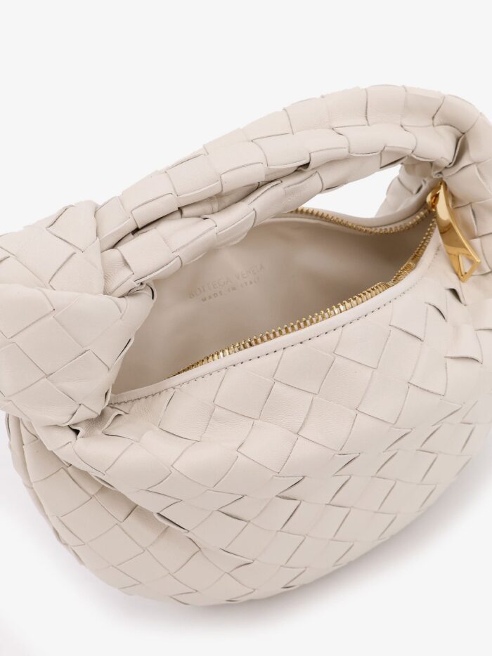 Bottega Veneta Jodie Mini Leather Handbag With Intrecciato Motif