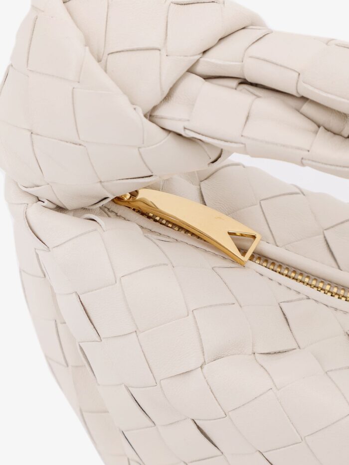 Bottega Veneta Jodie Mini Leather Handbag With Intrecciato Motif