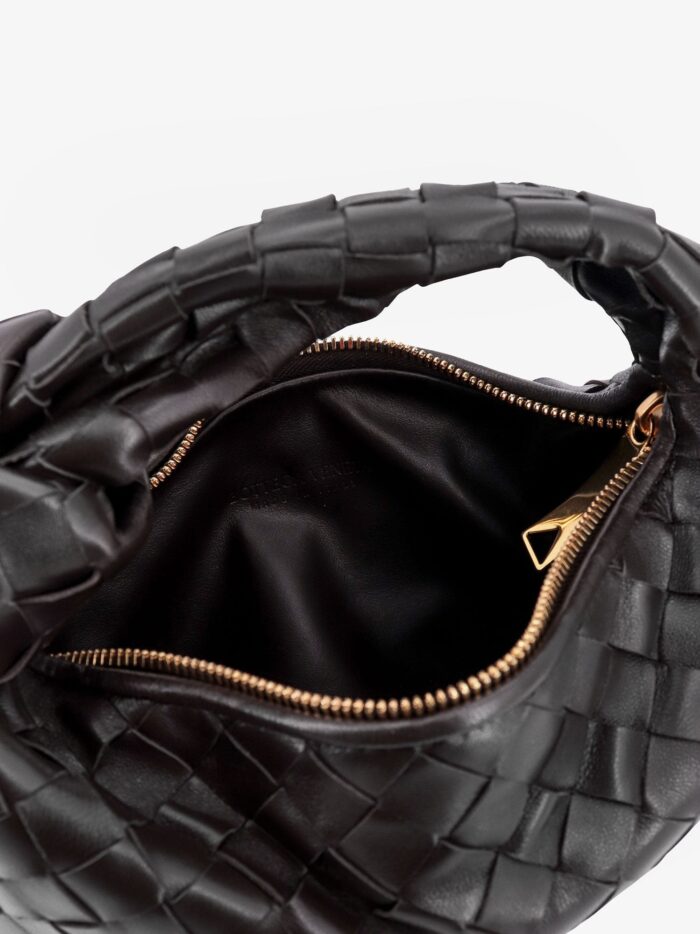 Bottega Veneta Jodie Mini Leather Handbag With Intrecciato Motif