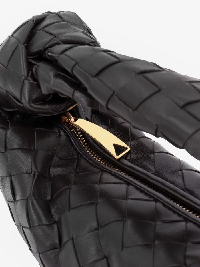 Bottega Veneta Jodie Mini Leather Handbag With Intrecciato Motif