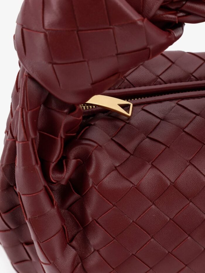 Bottega Veneta Jodie Small Leather Handbag With Intrecciato Motif