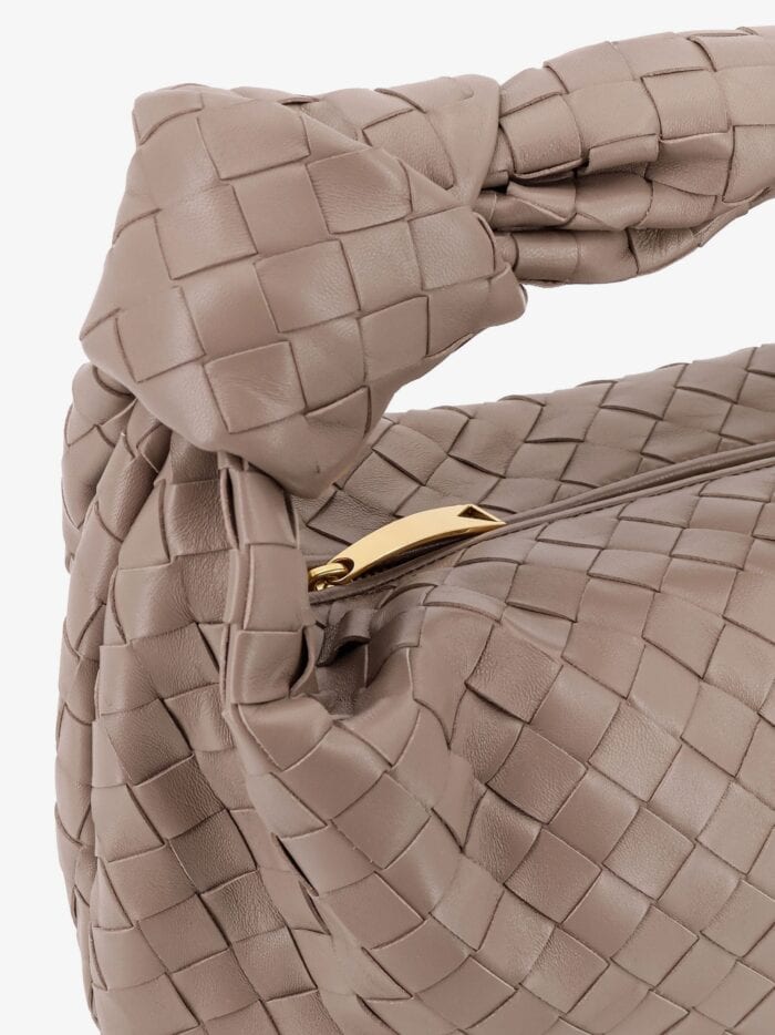 Bottega Veneta Jodie Small Leather Handbag With Intrecciato Motif