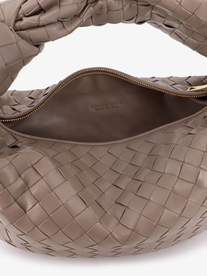 Bottega Veneta Jodie Small Leather Handbag With Intrecciato Motif