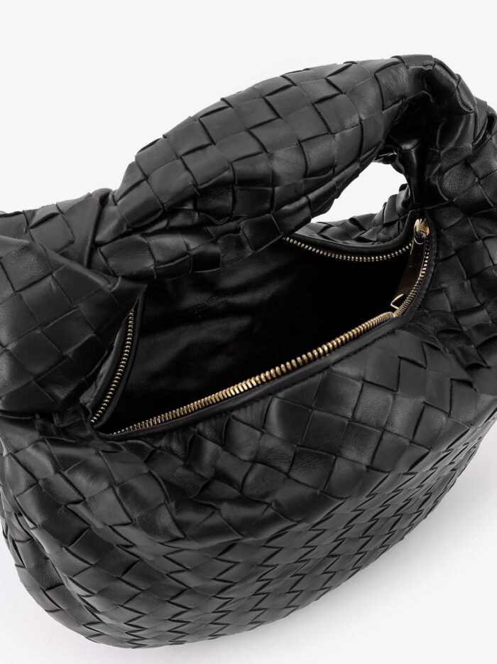 Bottega Veneta Jodie Small Leather Handbag With Intrecciato Motif