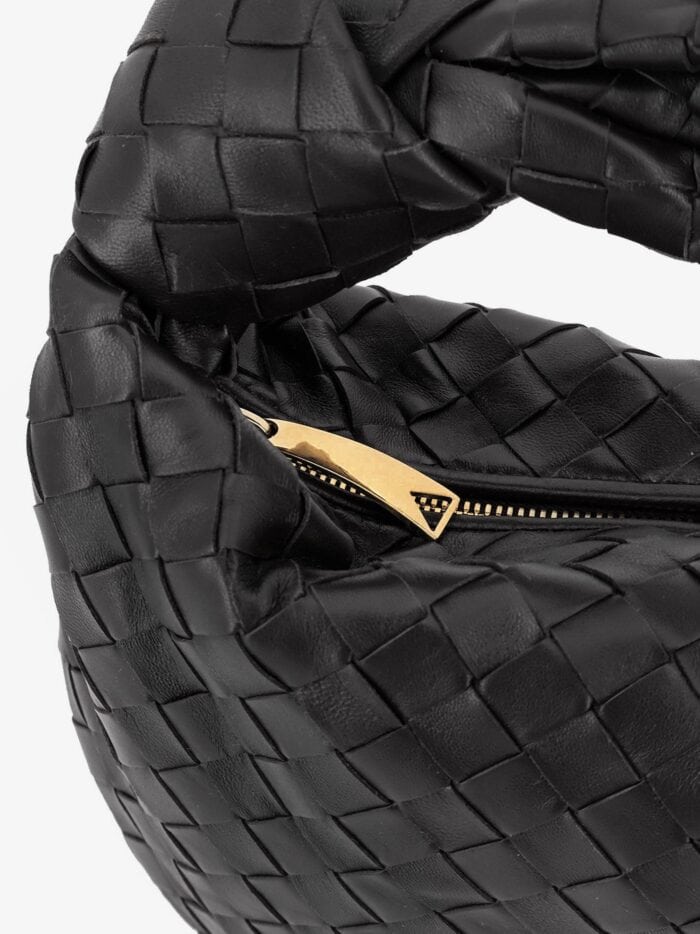 Bottega Veneta Jodie Small Leather Handbag With Intrecciato Motif