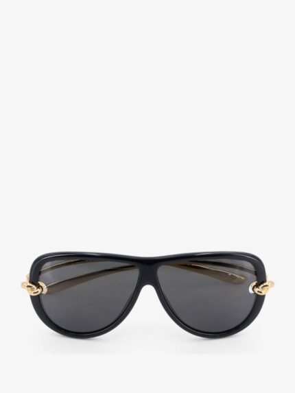 Bottega Veneta Knot Aviator Acetate Sunglasses