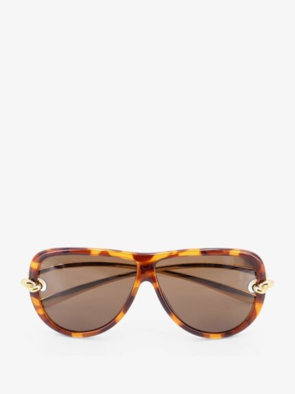 Bottega Veneta Knot Aviator Acetate Sunglasses