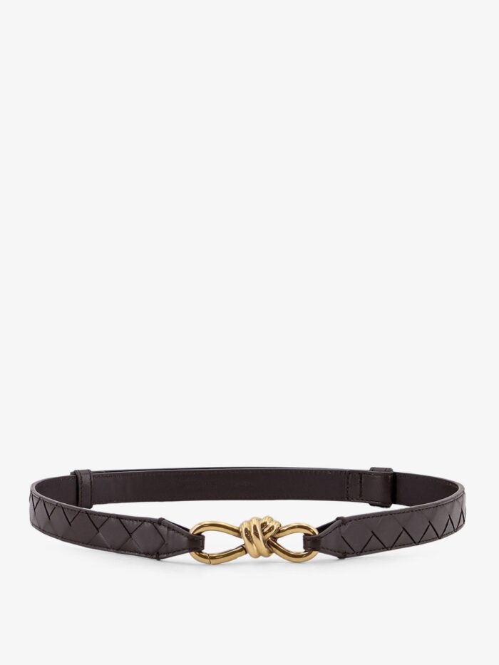 bottega veneta leather belt with intrecciato motif Bottega Veneta Leather Belt With Intrecciato Motif