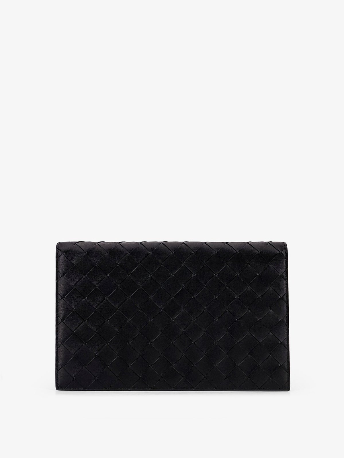 Bottega Veneta Leather Clutch Bag With Intrecciato Motif