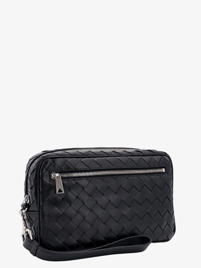 Bottega Veneta Leather Clutch With Woven Effect