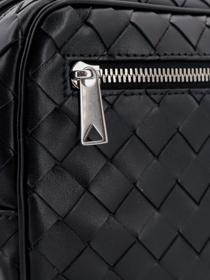 Bottega Veneta Leather Clutch With Woven Effect