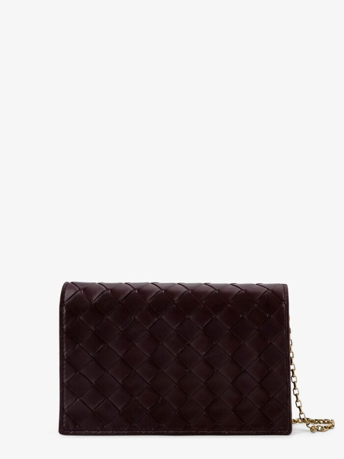 Bottega Veneta Leather Crossbody Bag With Intrecciato Motif